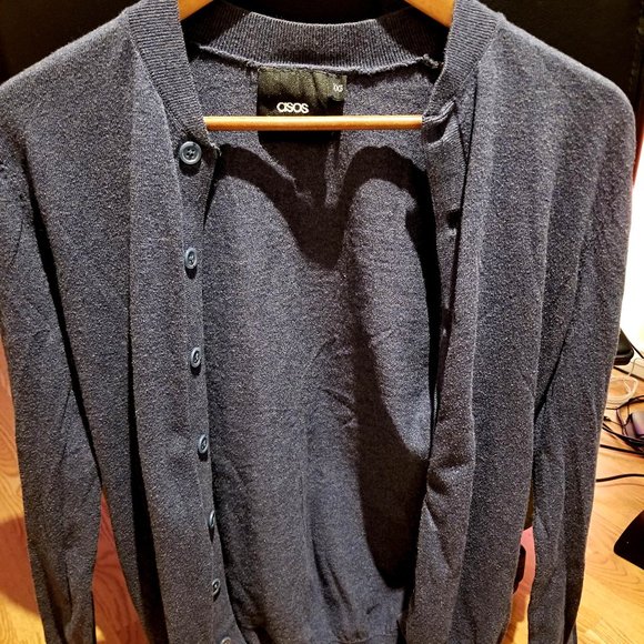 Asos Navy Cardigan - Picture 1 of 1